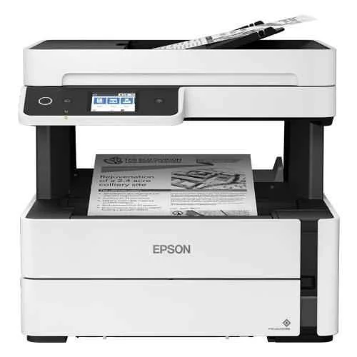 Epson EcoTank M3170 Wi-Fi Monochrome All-in-One Ink Tank Printer with ADF, Auto Duplex & 3-Year Warranty