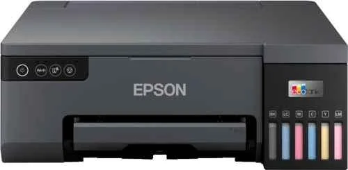 Epson EcoTank L8050 Single Function 6-Colour Ink Tank Photo & ID Card Printer, Wi-Fi, Borderless & CD/DVD Printing, 22ppm, Black