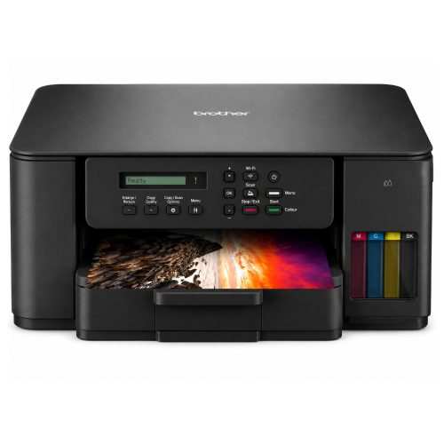 Brother DCP-T530DW All-in-One Colour Ink Tank Printer, Wi-Fi & Auto Duplex, 27ppm Mono & 11ppm Colour, Black