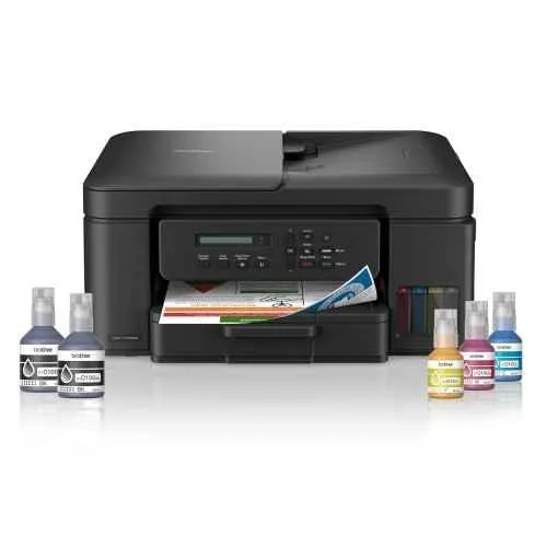 Brother DCP-T730DW All-in-One Colour Ink Tank Printer, Wi-Fi, ADF & Auto Duplex, 27ppm Mono & 23ppm Colour, Black