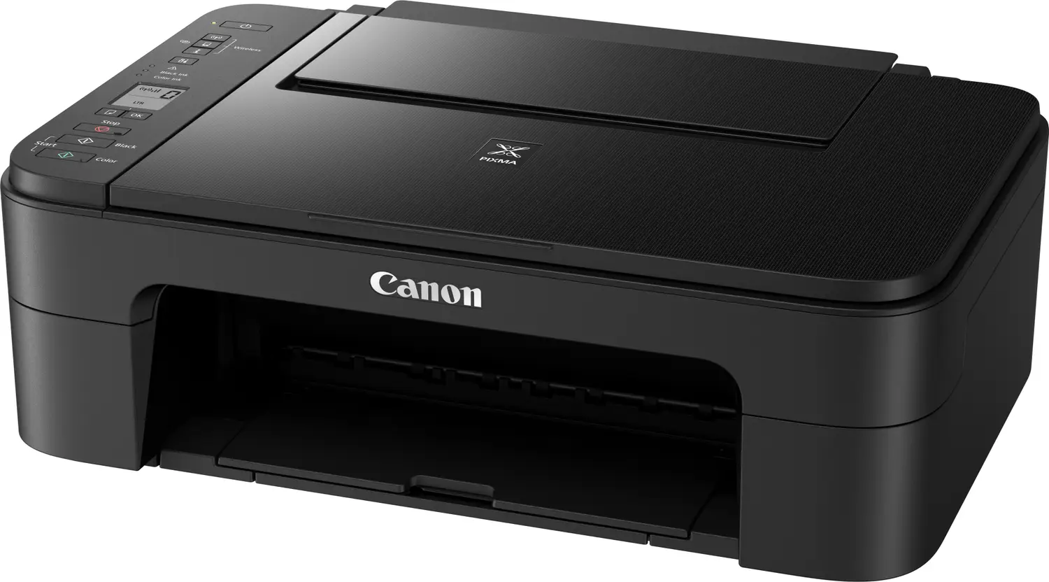 Canon PIXMA E3370 Multi-function WiFi Color Inkjet Printer with Voice Activated Printing Google Assistant and Alexa (Borderless Printing) - view 1