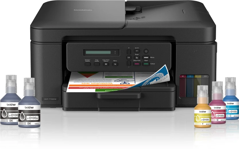 brother DCP-T730DW Multi-function WiFi Color Ink Tank Printer (Borderless Printing) for Print/Copy/Scan with ADF Printer, Print Upto 15K Pages Black & 5K in Color Each for(CMY), Auto Duplex 2-Sided Printer - view 5
