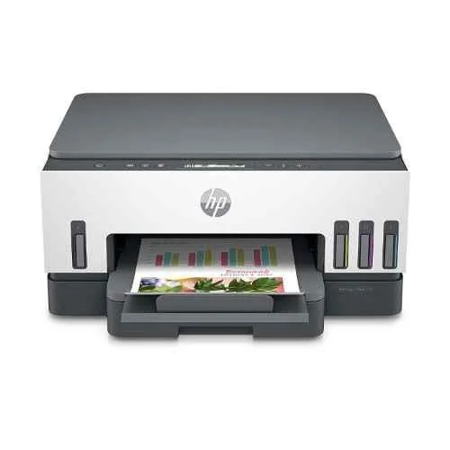 HP Smart Tank 720 Wi-Fi All-in-One Colour Ink Tank Printer with Duplex Printing & 1 Extra Black Ink Bottle