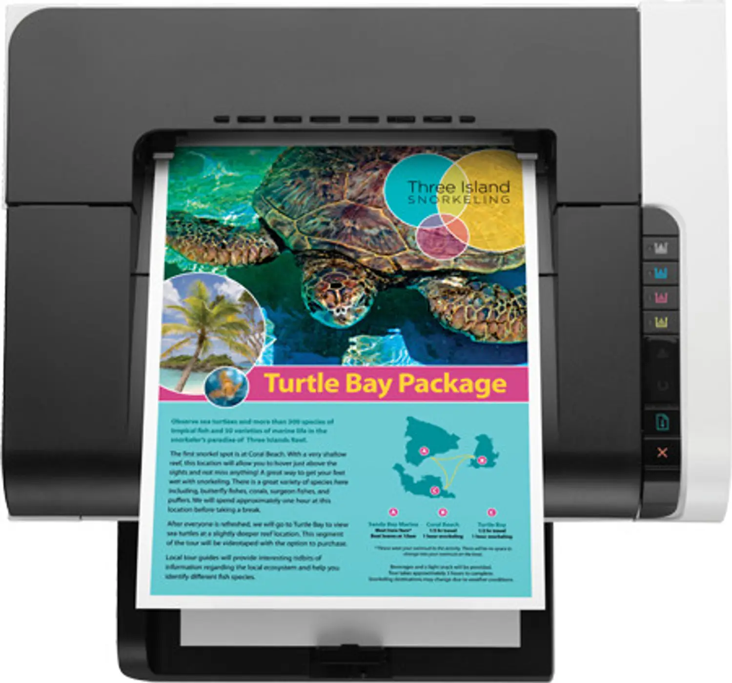 HP LaserJet Pro CP1025 Single Function Color Laser Printer - view 1