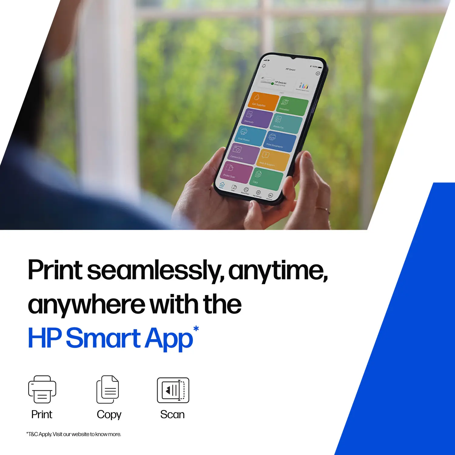 HP Ink Advantage 2986 Multi-function Color Inkjet Printer - view 3