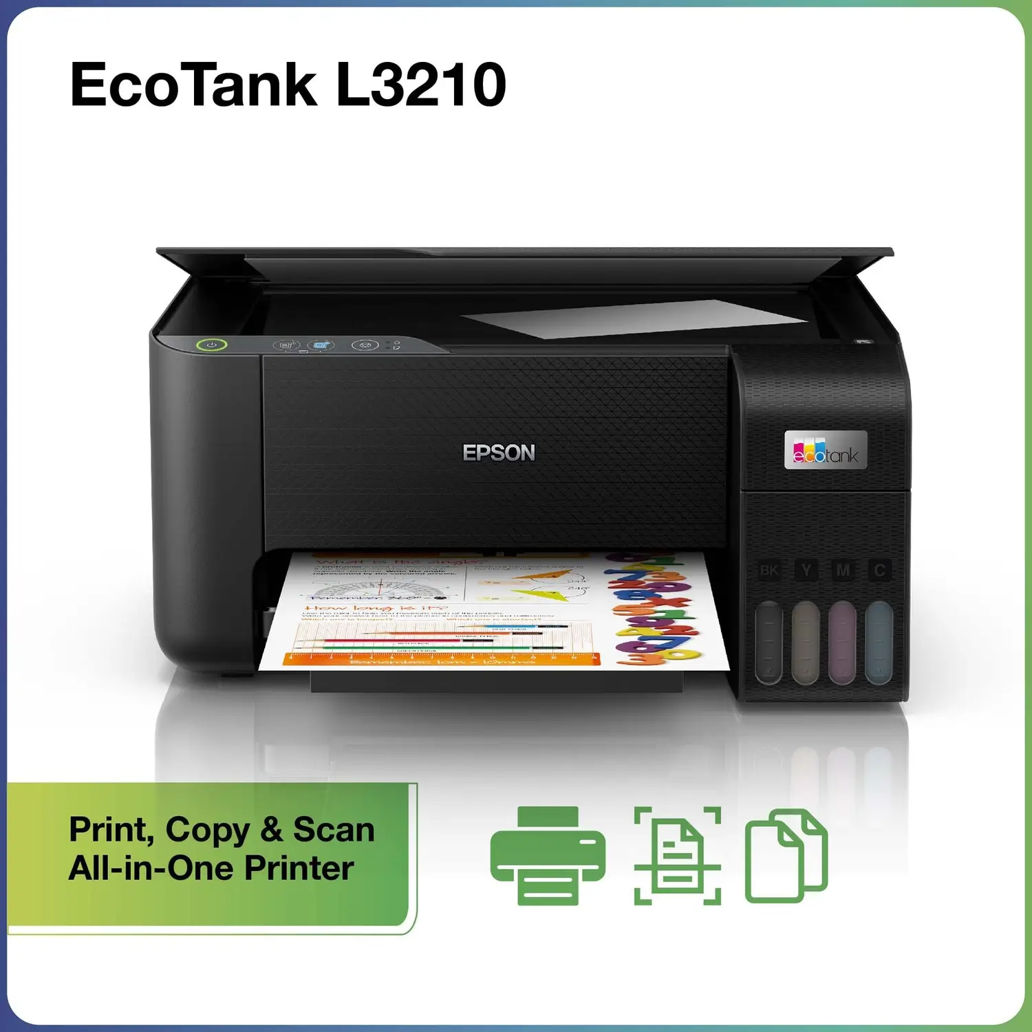 Epson L3210 Multi-function Color Ink Tank Printer - view 1