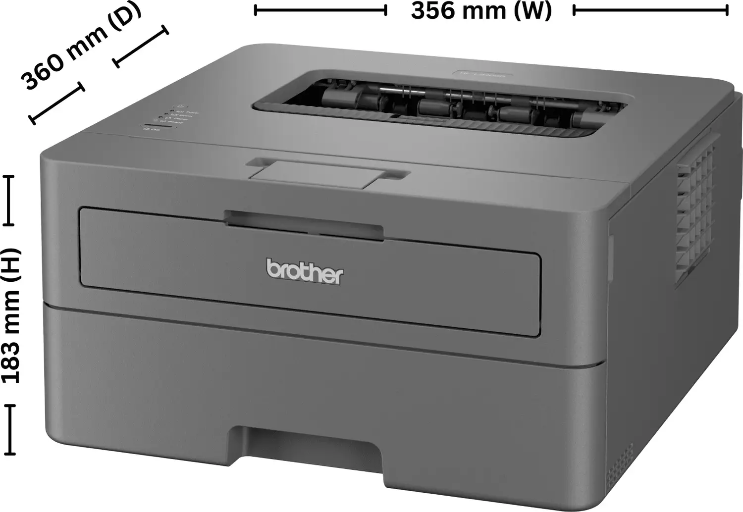 brother HL-L2440DW Single Function WiFi Monochrome Laser Printer with Auto Duplex Feature & with Up to 3000 Pages of Black Ink Toner in the box - view 3