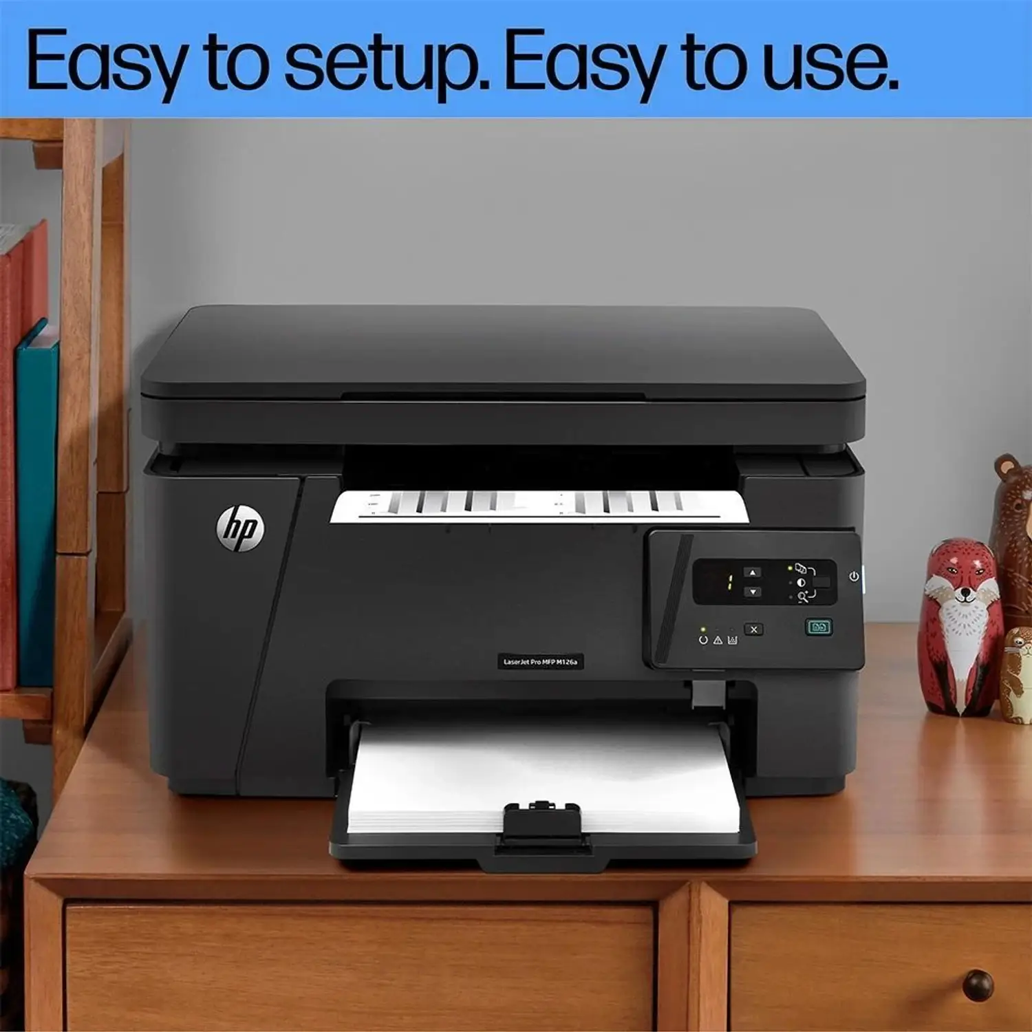 HP LaserJet Pro MFP M126a Printer Multi-function Monochrome Laser Printer - view 4