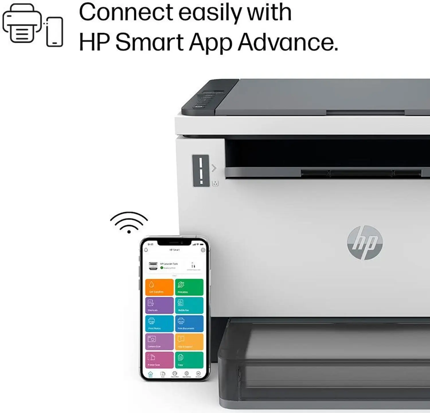 HP LaserJet Tank MFP 1005w Printer Multi-function WiFi Monochrome Laser Printer - view 4