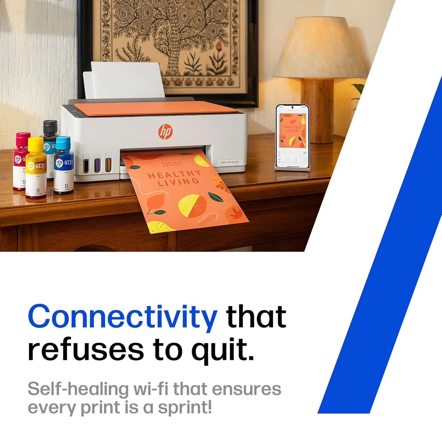 HP Smart Tank 589 All-in-One WiFi Colour Printer |Up to 4000 Black & 6000 Colour Prints I Print,Scan & Copy for Home/Office - view 5