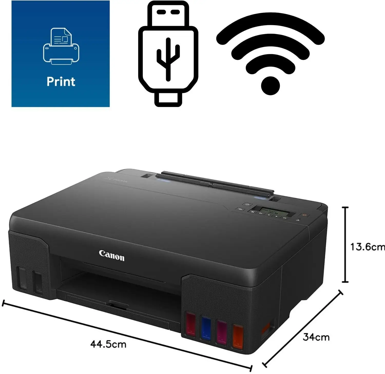 Printer world G500 series T-SHIRT PVC CARD multipurpose Single Function WiFi Color Inkjet Printer - view 3