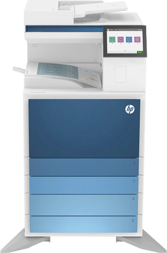 HP Color LJ Managed E78528DN Multi-function Monochrome Laser Printer - view 4