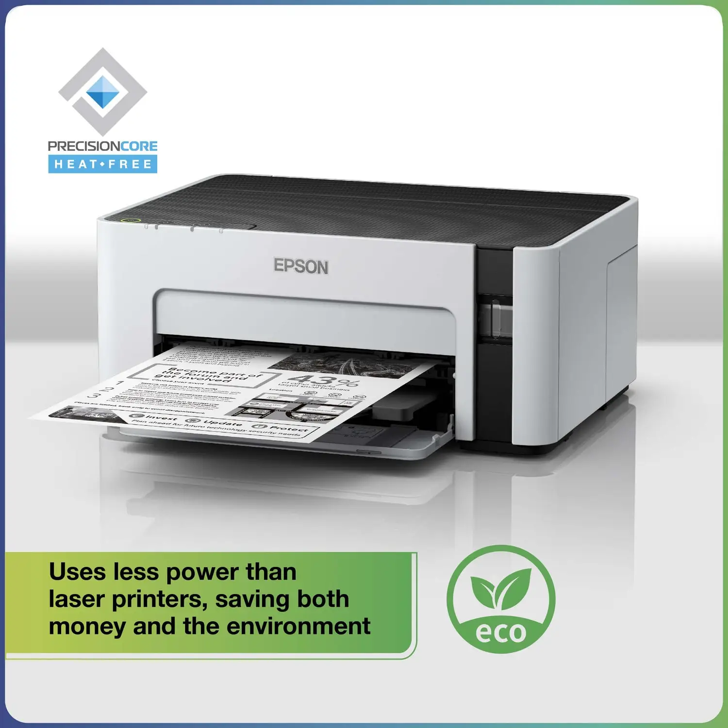 Epson M1120 Single Function WiFi Monochrome Ink Tank Printer (Black Page Cost: 15 Paise) - view 2