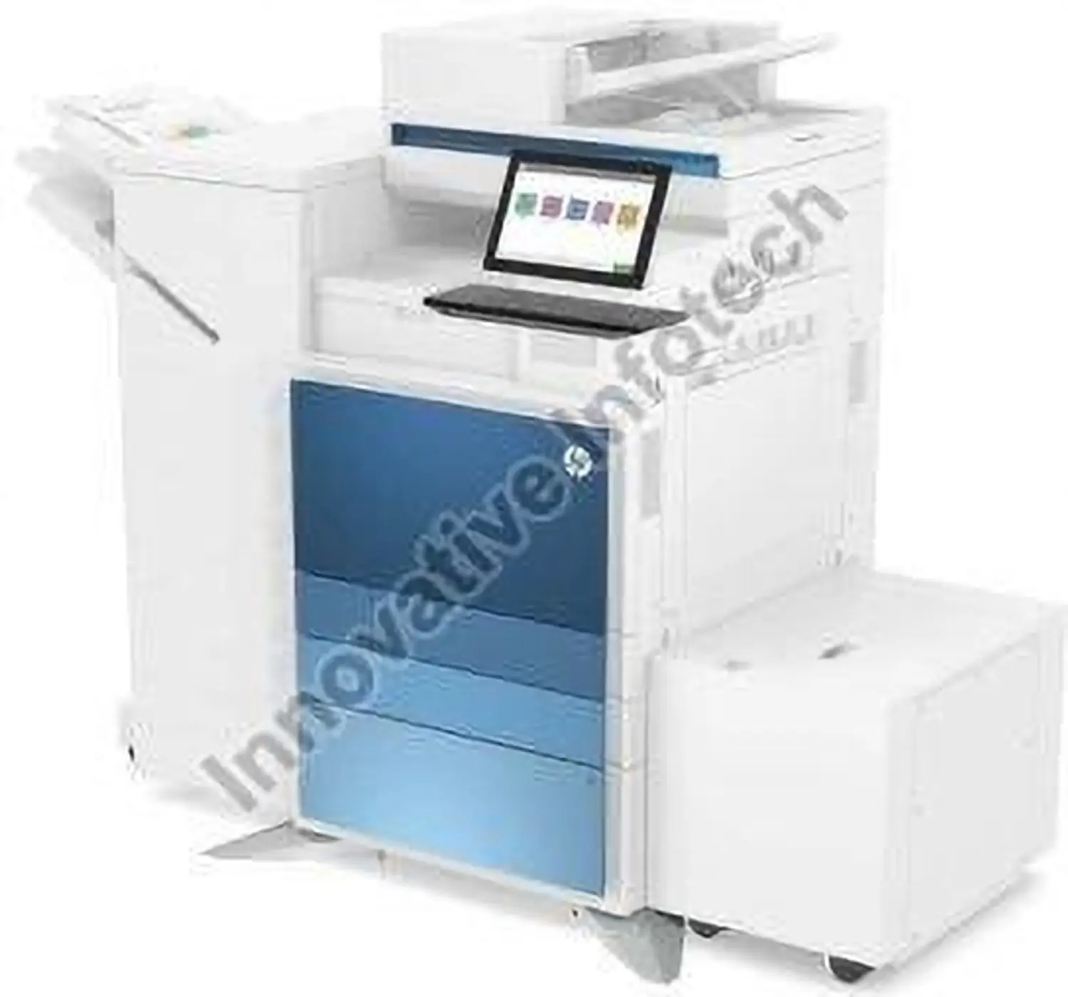 HP ESHPMFPE78528dn Multi-function Monochrome Laser Printer - view 3