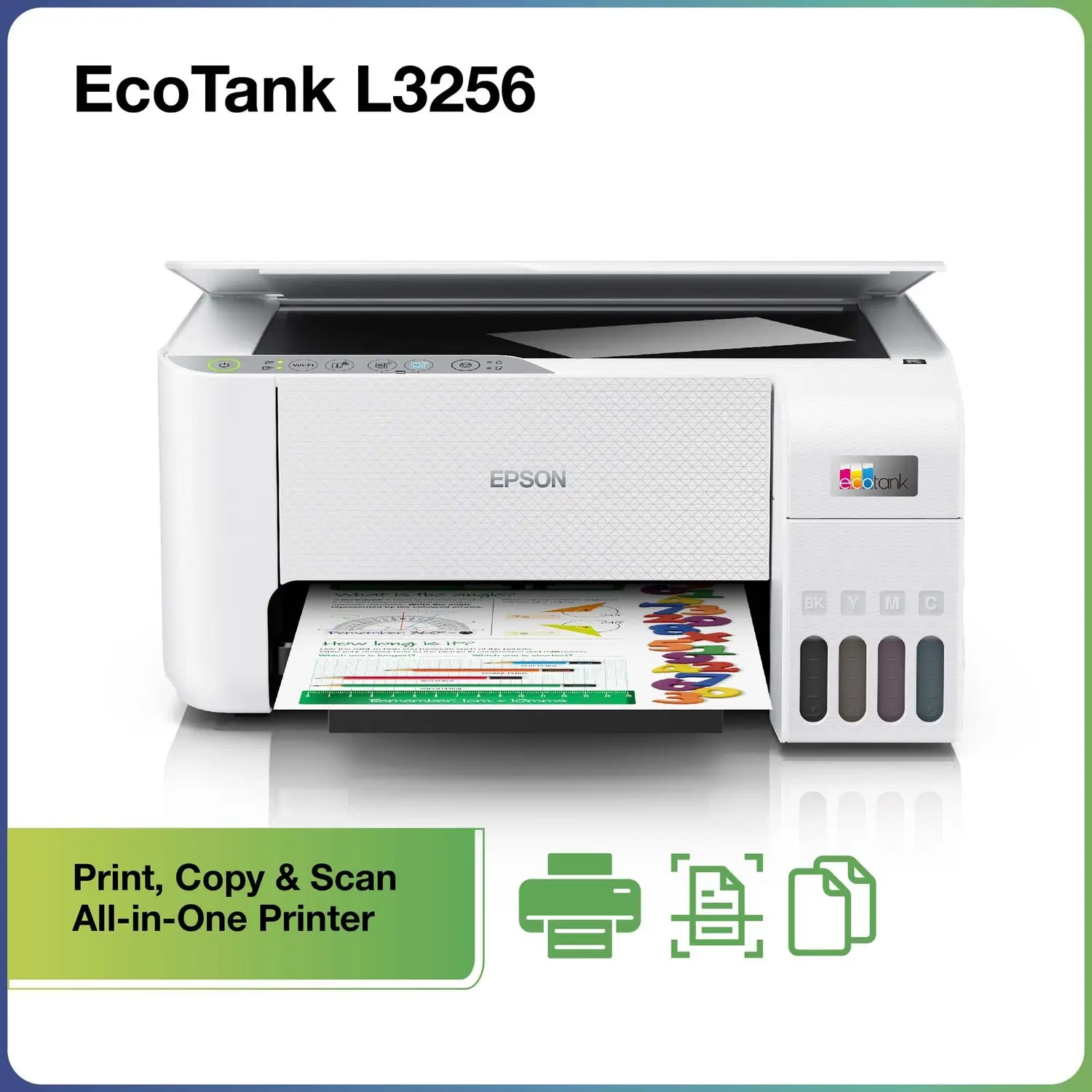 Epson L3256 Multi-function WiFi Color Ink Tank Printer (Color Page Cost: 9 Paise | Black Page Cost: 24 Paise) - view 1
