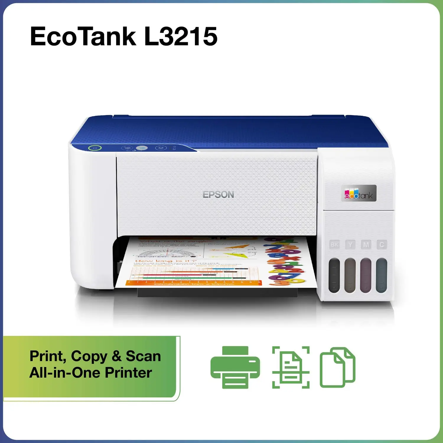 Epson L3215 Multi-function Color Ink Tank Printer (Color Page Cost: 33 Paise | Black Page Cost: 9 Paise) - view 1