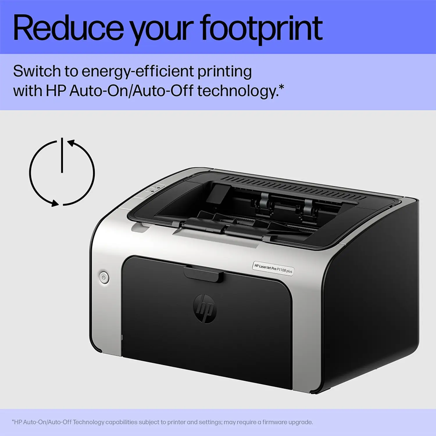 HP LASERJET PRO P1108 PLUS Single Function Monochrome Laser Printer - view 4