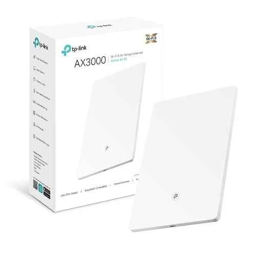 TP-Link Archer Air R5 2402 Mbps 2.4GHz White Wi-Fi 6 Wall-Mounted Router with Ultra-Thin, Compact, Dual Band Wi-Fi & Smart Beamforming Antennas