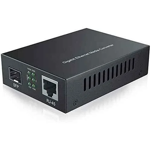 Hanutech 10/100/1000Mbps without SFP Media Converter