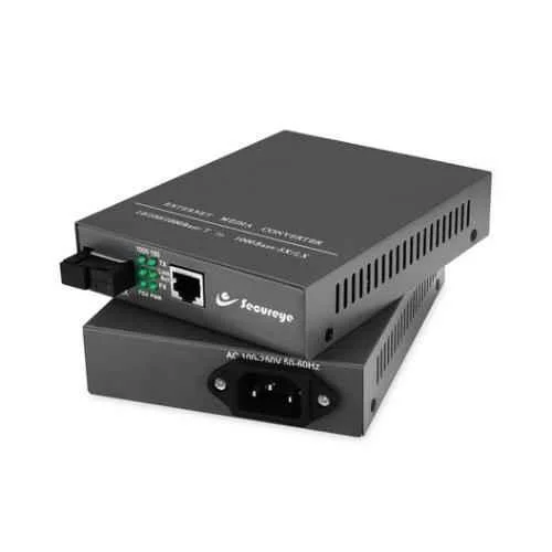 Secureye 10/100/1000 Giga Media Converter, S-SMSF-GE