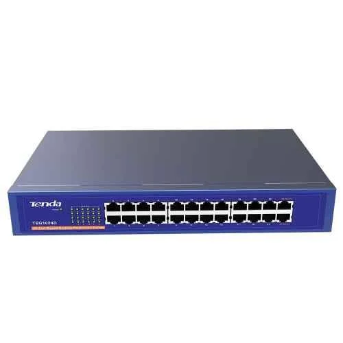 Tenda TEG1024D 10/100/1000Mbps 24 Port Network Switch
