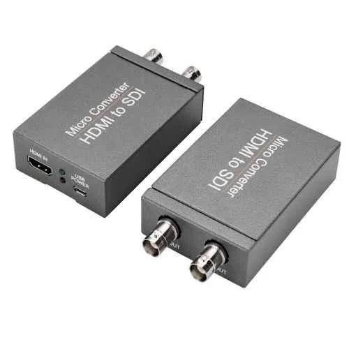 Mak World 2.97Gbps HDMI to SDI Micro Converter with Audio Auto Format Detection & 1080p UHD Support