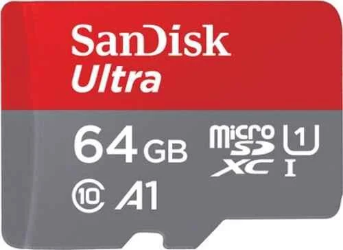 SanDisk Ultra 64GB SDXC Class 10 Memory Card, SDSQUAB-064G-GN6MN