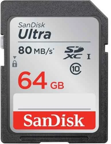 SanDisk Ultra 64GB SDXC Class 10 Camera Memory Card