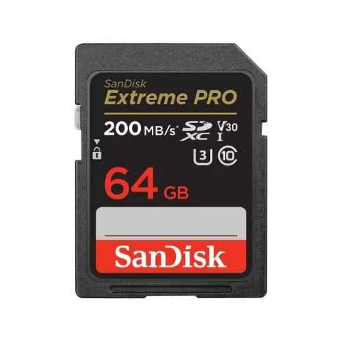 Sandisk Extreme PRO 64GB Memory Card, SDSDXXU-064G-GN4IN