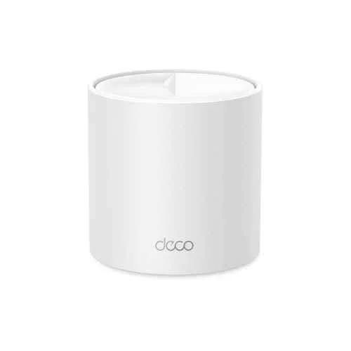 TP-Link Deco X10 1500 Mbps 5GHz White Wi-Fi 6 Whole Home Dual Band Mesh Wi-Fi System with Connect up to 120 Devices, AX1500