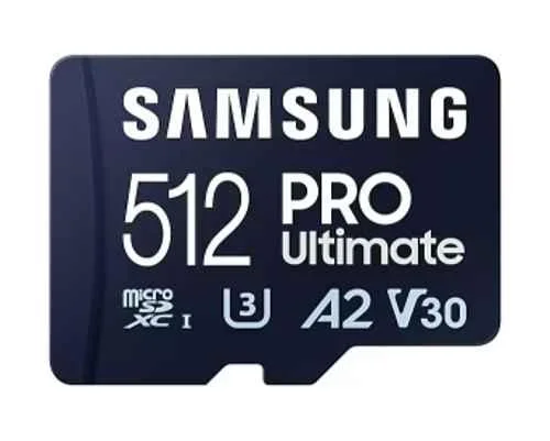 Samsung Pro Ultimate 512GB C10 MicroSD Memory Card with Adapter, MB-MY512SA/WW