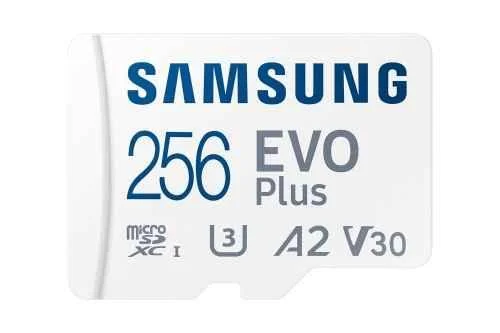 Samsung Evo Plus 256GB MicrSDXC Memory Card with Adapter, MB-MC256SA/IN