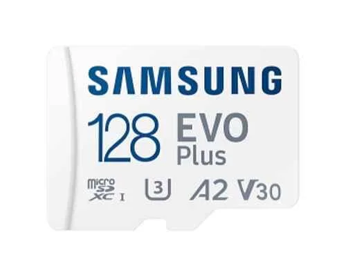 Samsung Evo Plus 128GB C10 2024 MicroSD Memory Card with Adapter, MB-MC128SA/IN