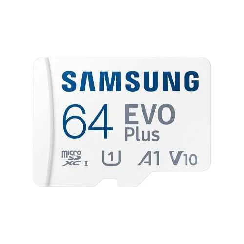 Samsung Evo Plus 64GB MicroSDXC Memory Card with Adapter, MB-MC64KA