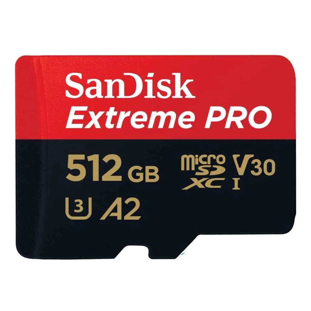 SanDisk Extreme Pro 512GB SDXC Camera Card for 4K Video on Smartphones, Action Cams & Drones, ‎SDSQXCD-512G-GN6MA