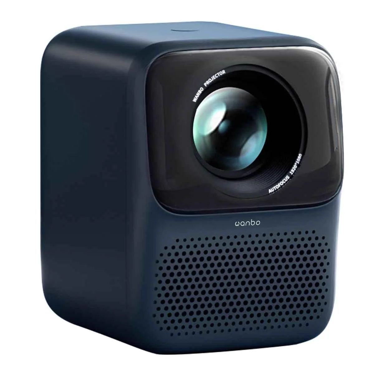 WANBO T2 Max 450 ANSI Lumens Portable Android Projector, Native 1080p FHD, 4K HDR, Wi-Fi + Bluetooth, Closed Engine, Preload Apps, 2 Built-in Speakers