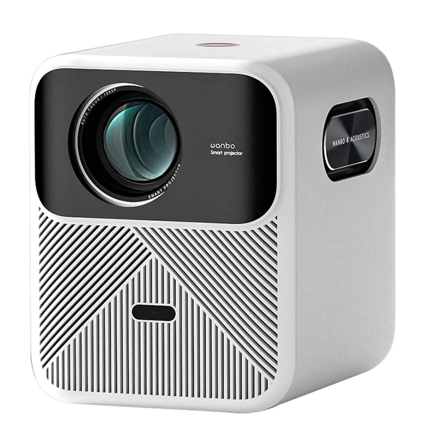 WANBO Mozart 1 18000 Lumens Android Projector, Native Full HD 1080p, 4K HDR, Dust Proof, Auto Focus + OA, 16W Speaker, Wi-Fi 6 + BT, Dual 8W Speakers