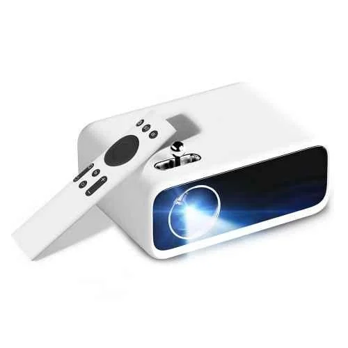 WANBO Mini Pro 8000 Lumens Portable Android Projector, Native 720p FHD, 1080p Support, Wi-Fi + BT, Netflix, Prime & More, 176" Screen, Built-in Speaker