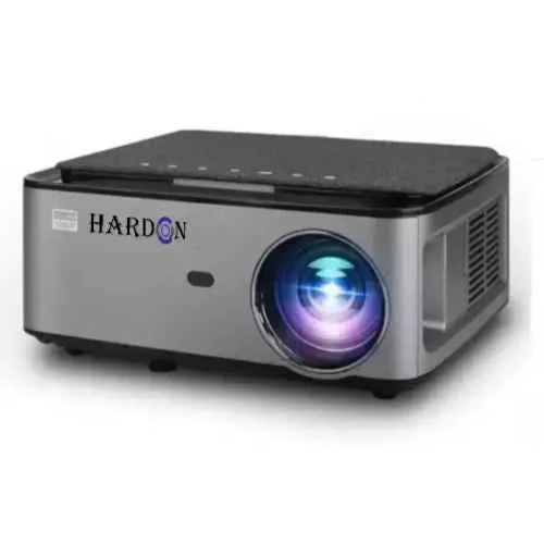 Hardon 1920x1080p 4K 3D FHD Android LED Smart Black Portable Projector, H9.0-001FK