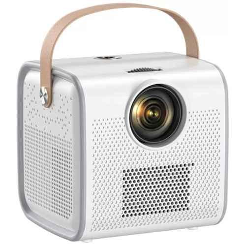 Punnkk Handy 3000 Lumens Portable Android Projector, Native 720p with 2K Support, Screencast, WiFi + Bluetooth + HDMI, InBuilt Speaker, Remote Control