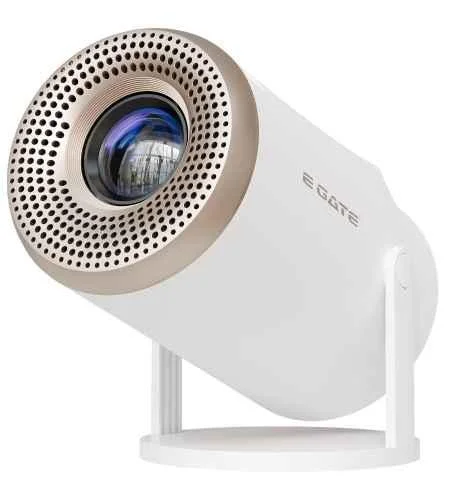E Gate Atom 2X+ 180 inch 1080p 4K Ultra HD Smart Projector with Built-in Live TV & Auto Keystone
