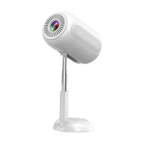 OneXsale TS-6 Android13 1080P 6500lm White Smart Gimbal 4K Mini Portable Projector with 2GB/16GB, WiFi & BT5