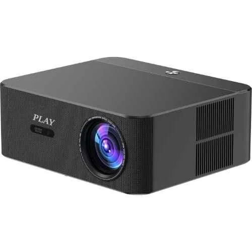 PLAY Google TV Black 4K 3D Smart 25000 Lm Certified Google TV Dolby HDMI ARC USB WiFi BT Remote Projector
