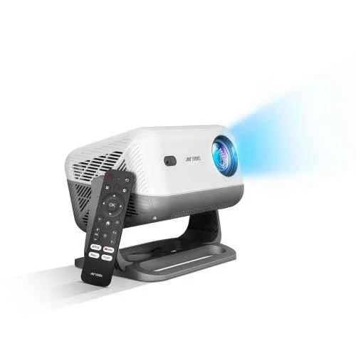 Ant Esports View 711 Ai 15000lm 1080p AI-Enabled Home Projector with 4K Decoding, Smart OS, Wi-Fi, OTT Portable Home Cinema & Voice Remote