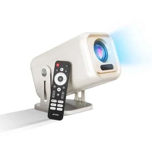 Ant Esports View 690 AF 200 inch 8000lm 1080p Home Projector with 4K Decoding, Android 13, Wi-Fi, Auto Focus, OTT APPs Portable Home Cinema & Voice Remote