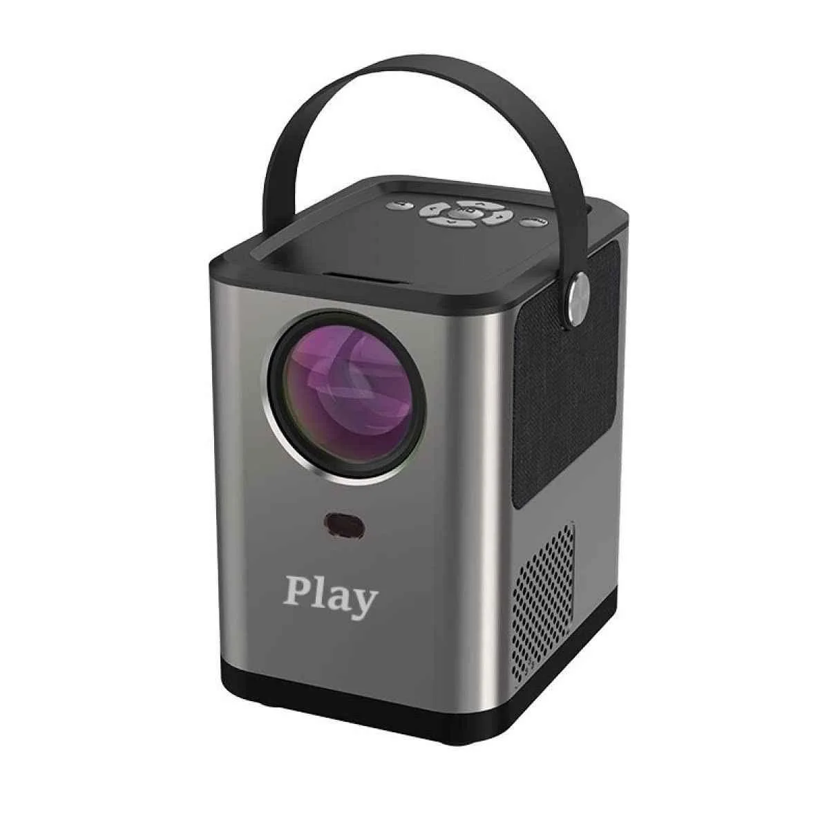 PLAY MP11 Black Native Full HD 1080p 6500lm Android 9.0 Bluetooth Home Theatre Cinema Wireless Remote Portable Projector