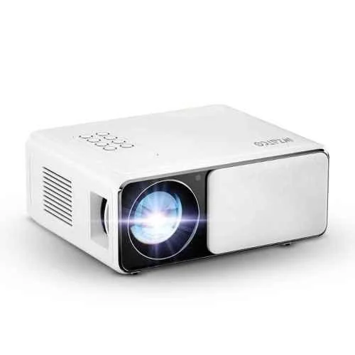 WZATCO Yuva Plus 11700 Lumens Bluetooth 5.1 Projector Native Full HD 1080P, 4K Support, 250" Screen, 5 Watt HiFi Speaker, Slide Lens Door, LTPS Display