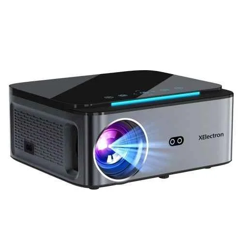 XElectron iProjector 2 Plus 20000 Lumens Android Smart Projector, Native FHD 1080P, 4K HDR Support,  BT 5.1, Wi-Fi & Auto Focus