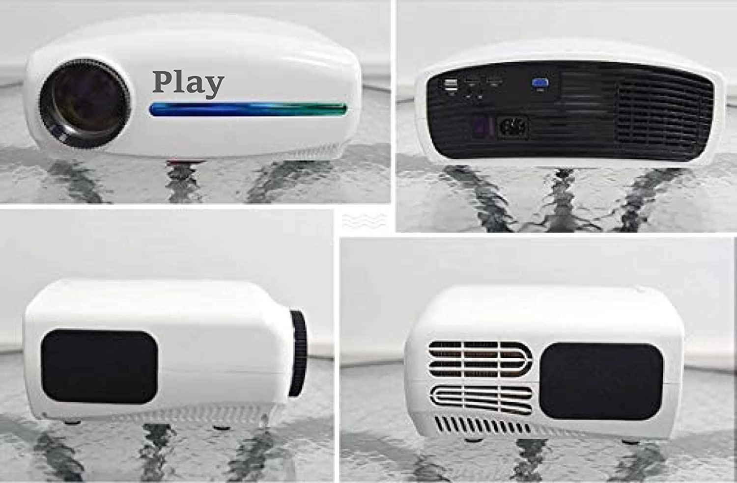 Play 7200lm Android Full HD LED 3D 4k Projector, MP4