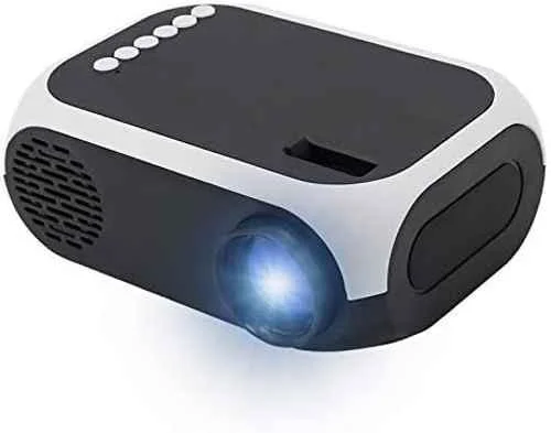 Divine Mini Led Portable Smart Home Theatre Projector with LCD Support Remote Controller, HDMI, AV, SD, USB,You-Tube,Mini Stick with 2000LM